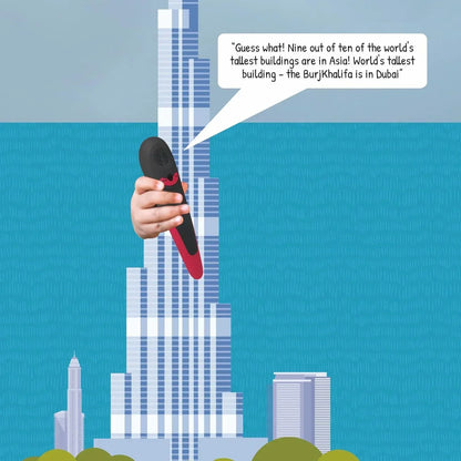 goDiscover Interactive Talking Globe with Smart Pen | Multilingual Geography Learning Toy for Kids