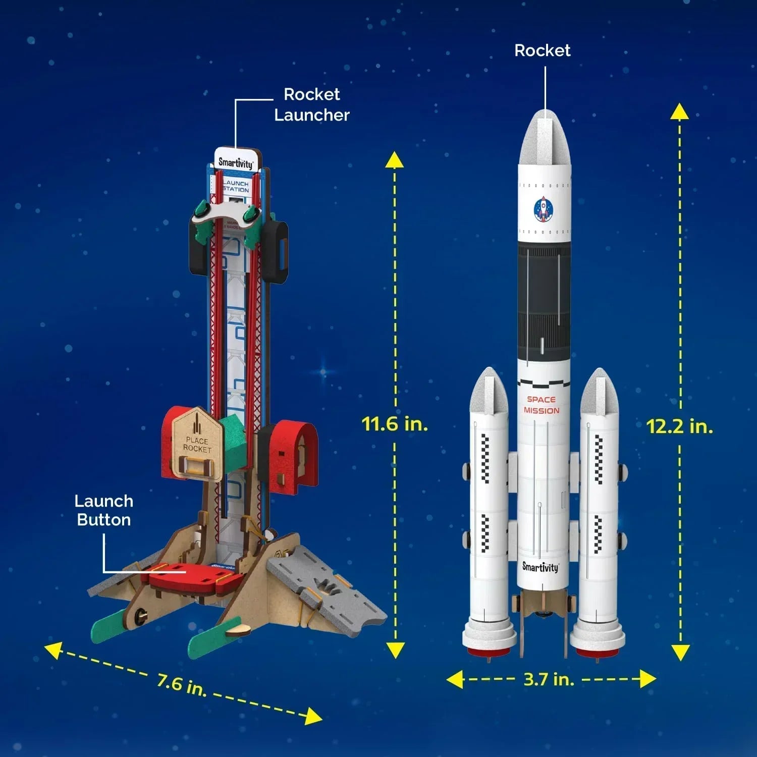 Smartivity Rocket Launcher Kit – DIY STEM Science Toy for Kids 6–12 - Jaiman Toys