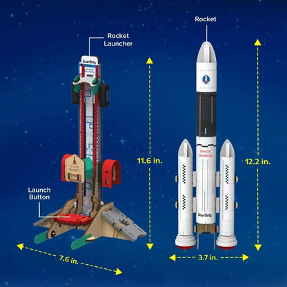 Smartivity Rocket Launcher Kit – DIY STEM Science Toy for Kids 6–12 - Jaiman Toys
