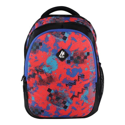 Mike Bags Trio School Bags – 17L | Stylish & Durable Red Backpack - Jaiman Toys