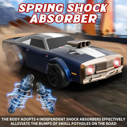 SCY 16303 Hurricane RC Car – 4WD 1/16 Scale High-Speed Drift Racing Car (Blue) | Up to 50 km/h | Electric Remote Control Off-Road Vehicle for Kids & Hobbyists