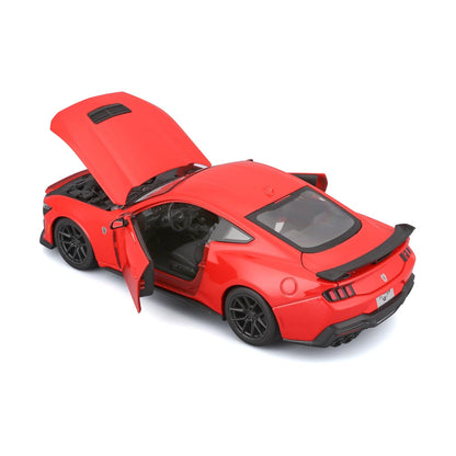 Maisto 2024 Ford Mustang Dark Horse 1:24 Die-Cast Model Car | Collector's Collection | Red