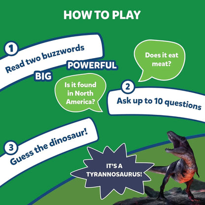 Skillmatics Card Game - Guess in 10 Dinosaurs, Perfect for Boys, Girls, Kids, and Families Who Love Toys, Board Games, Gifts for Ages 8, 9, 10 & Up - Jaiman Toys