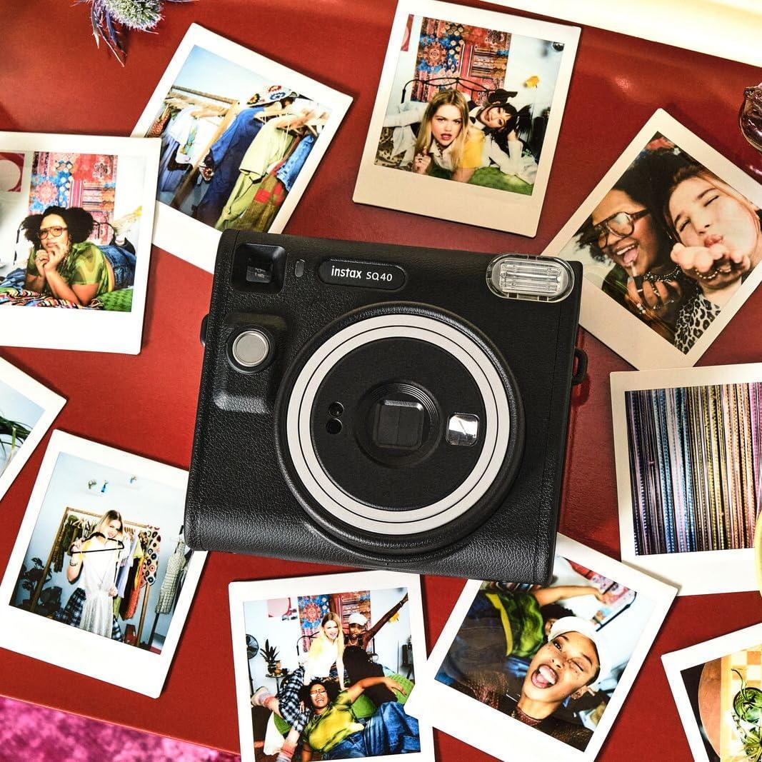 Fujifilm Instax Square SQ40 Black (With Free 10 Film Shot) - Jaiman Toys