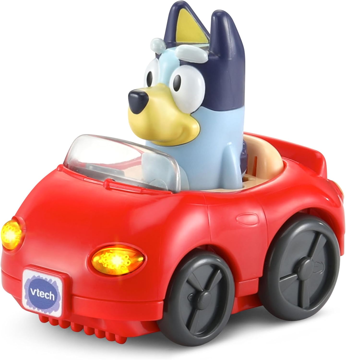 VTech Bluey Escape Convertible | Interactive Push-Along Toy Car with Bluey Figure, Sounds, Music & Pretend Play for Toddlers