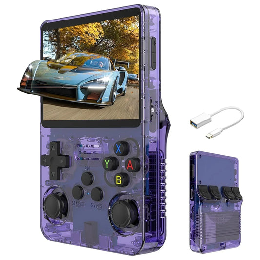 R36S Retro Handheld Video Game Console 3.5 inch Retro Handheld Video Games Consoles Built-in Rechargeable Battery Portable Style - Jaiman Toys