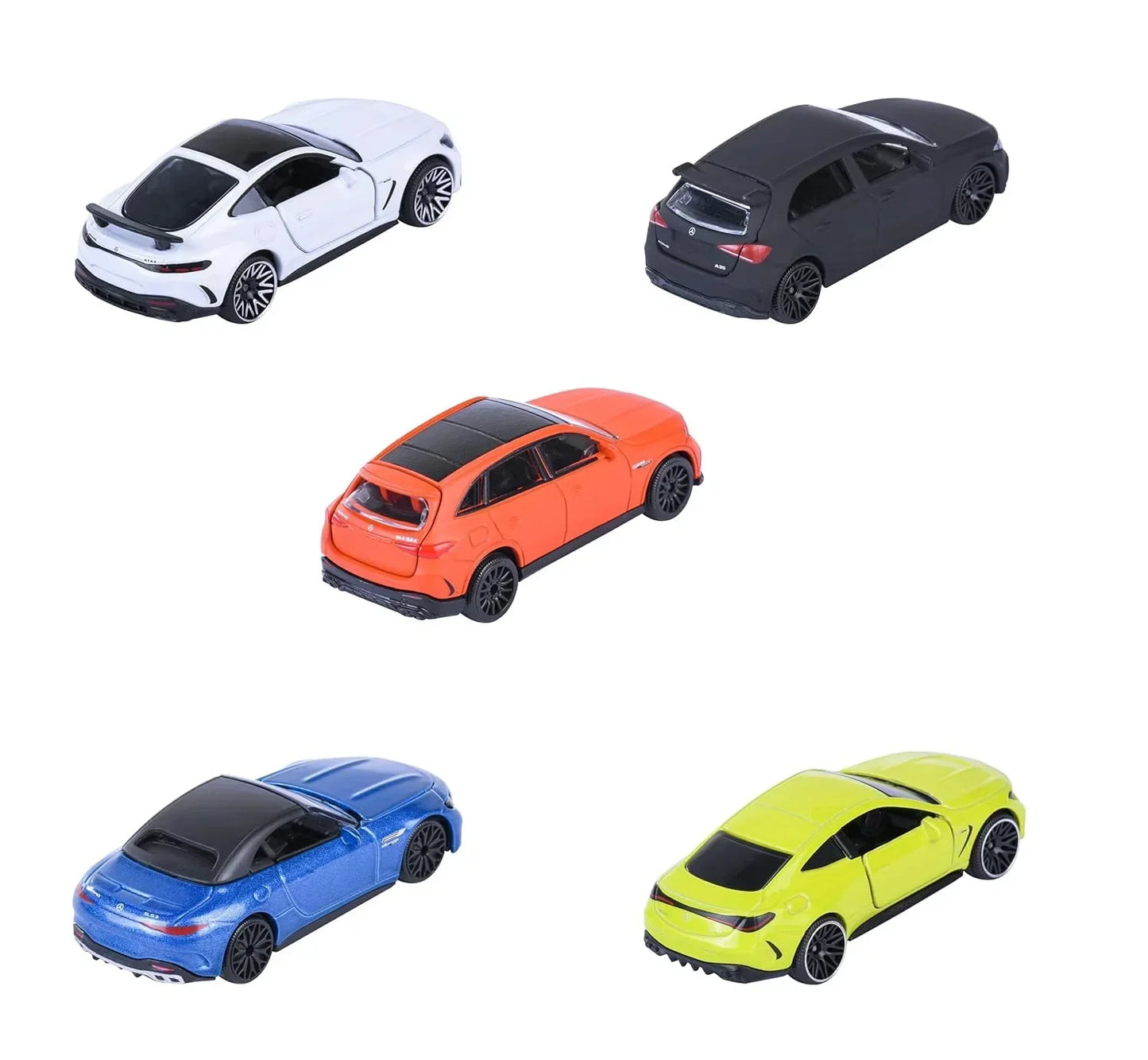 Majorette Mercedes-AMG Die-Cast Car Set (5 Cars) | Official AMG Models | Metal Body | 1:64 Scale | 3+ Years