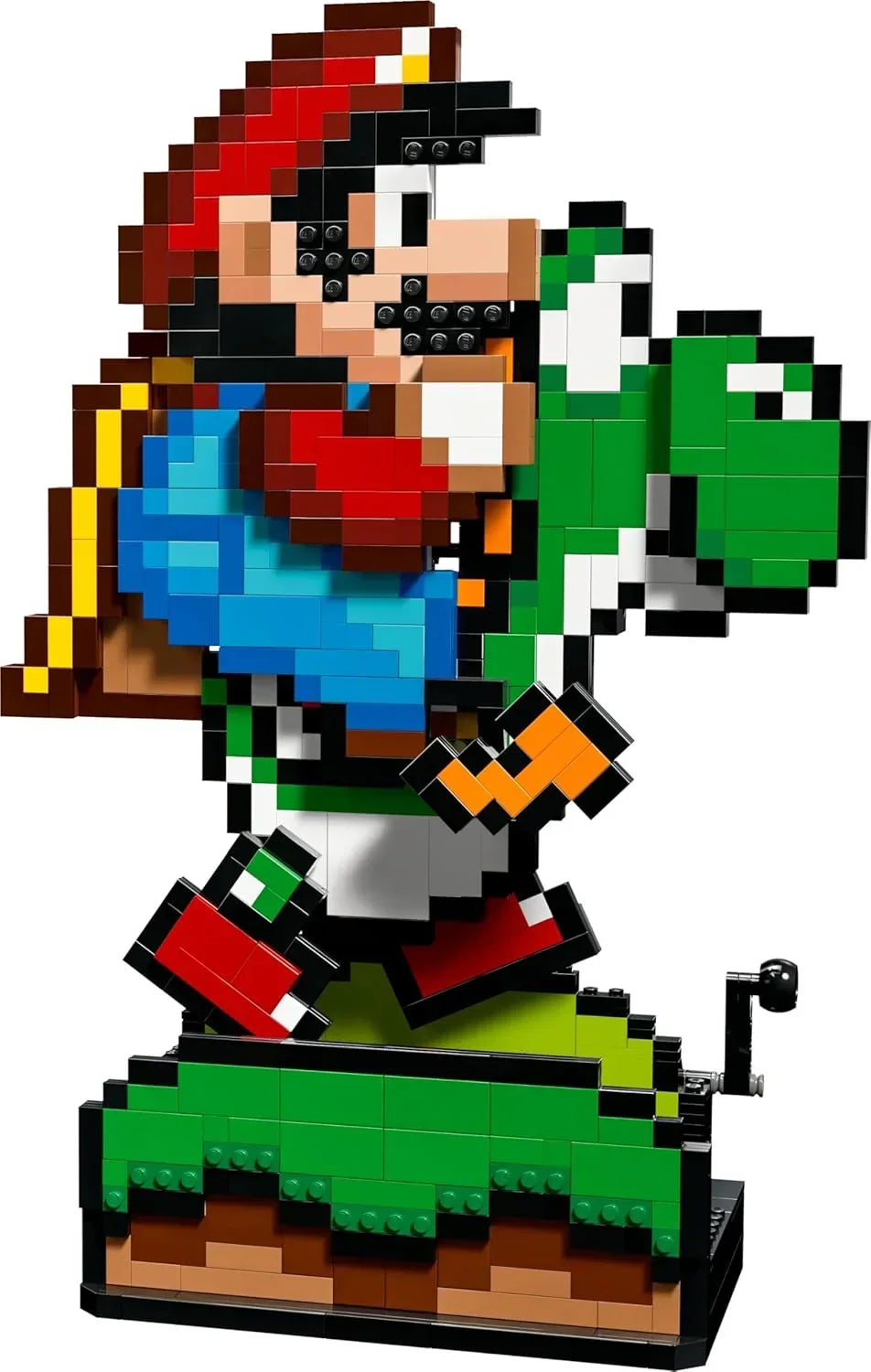 LEGO 71438 Super Mario World: Mario and Yoshi Adult Modeling Kit, 71438