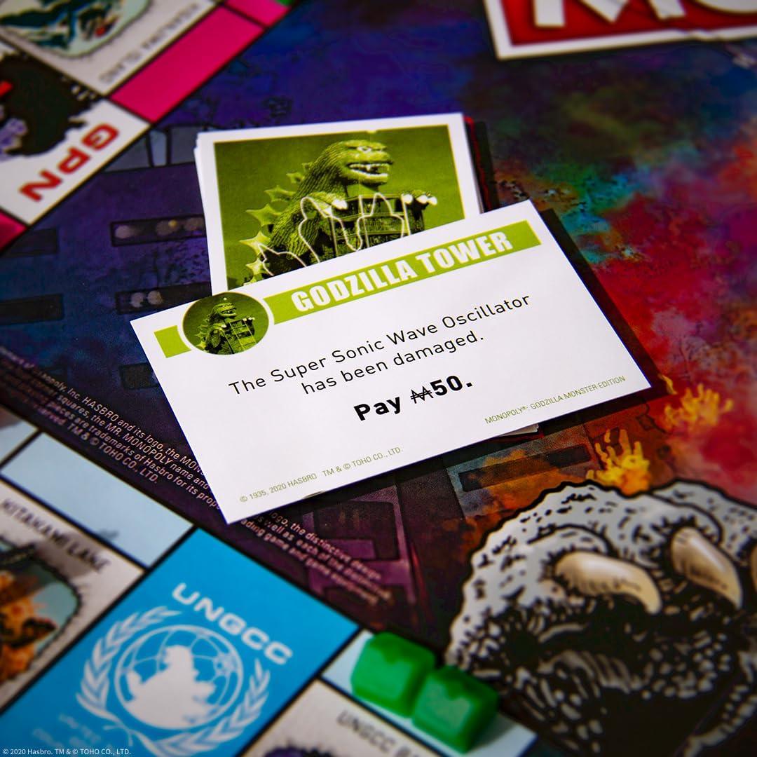 Monopoly: Godzilla Edition – Conquer Cities and Dominate the Kaiju Battle! (For 2-6 Players) - Jaiman Toys