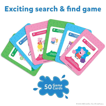 Skillmatics Card Game - Found It Peppa Pig, Scavenger Hunt for Kids, Boys, Girls, and Families Who Love Board Games Educational Toys, Travel Friendly, Gifts Ages 3, 4, 5, 6 - Jaiman Toys