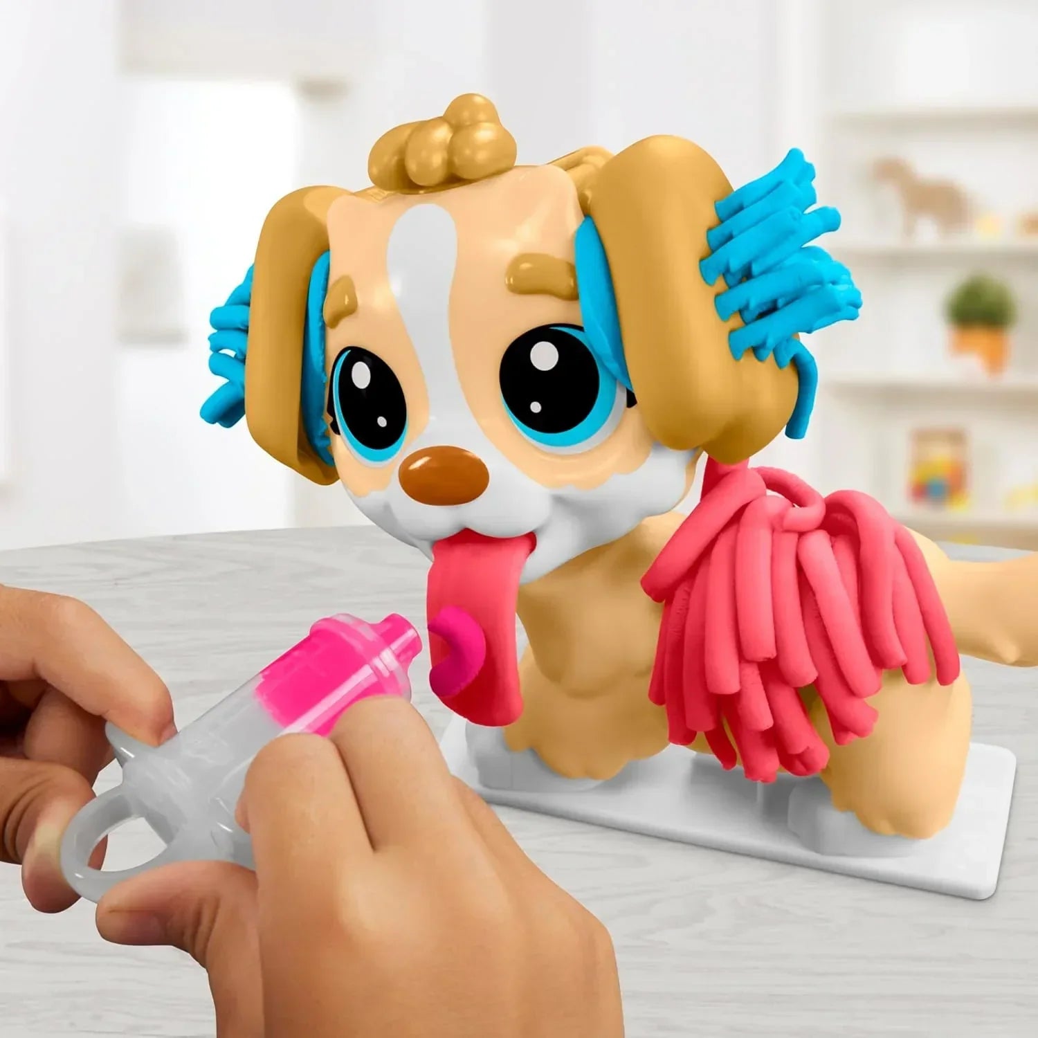 Play-Doh Veterinary Cabinet with Dog – Vet Roleplay Set with 10 Tools, Storage Case & 5 Non-Toxic Play-Doh Colors for Kids 3+ - Jaiman Toys