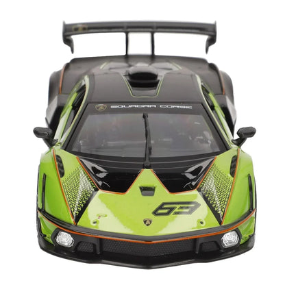 Bburago 18-28017 Lamborghini Essenza SCV12 1:24 Scale Model car, Green/Black - Jaiman Toys