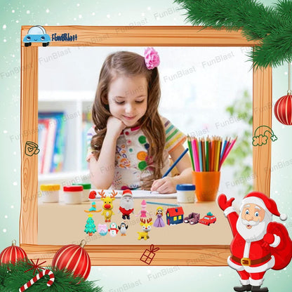 Merry Christmas Advent Calendar Toy Set | 24 Surprise Mini Figures – Holiday Countdown Gift for Kids