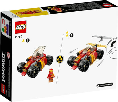 LEGO NINJAGO 71780 Kai’s Ninja Race Car EVO 2in1 Racing Car Toy to Off-Road Vehicle, Model Building Set for Kids, Boys and Girls Aged 6 Plus, Birthday Gift Idea