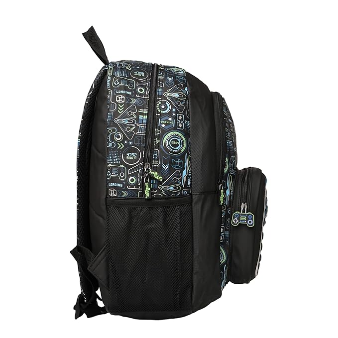 Smiggle Classic Gaming Kids Backpack | Gamer Theme School Bag for Boys & Girls