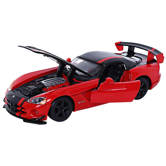Bburago Die-Cast 1:24 Scale Dodge Viper SRT 10 ACR Car (Red/Black), (18-92114) - Jaiman Toys