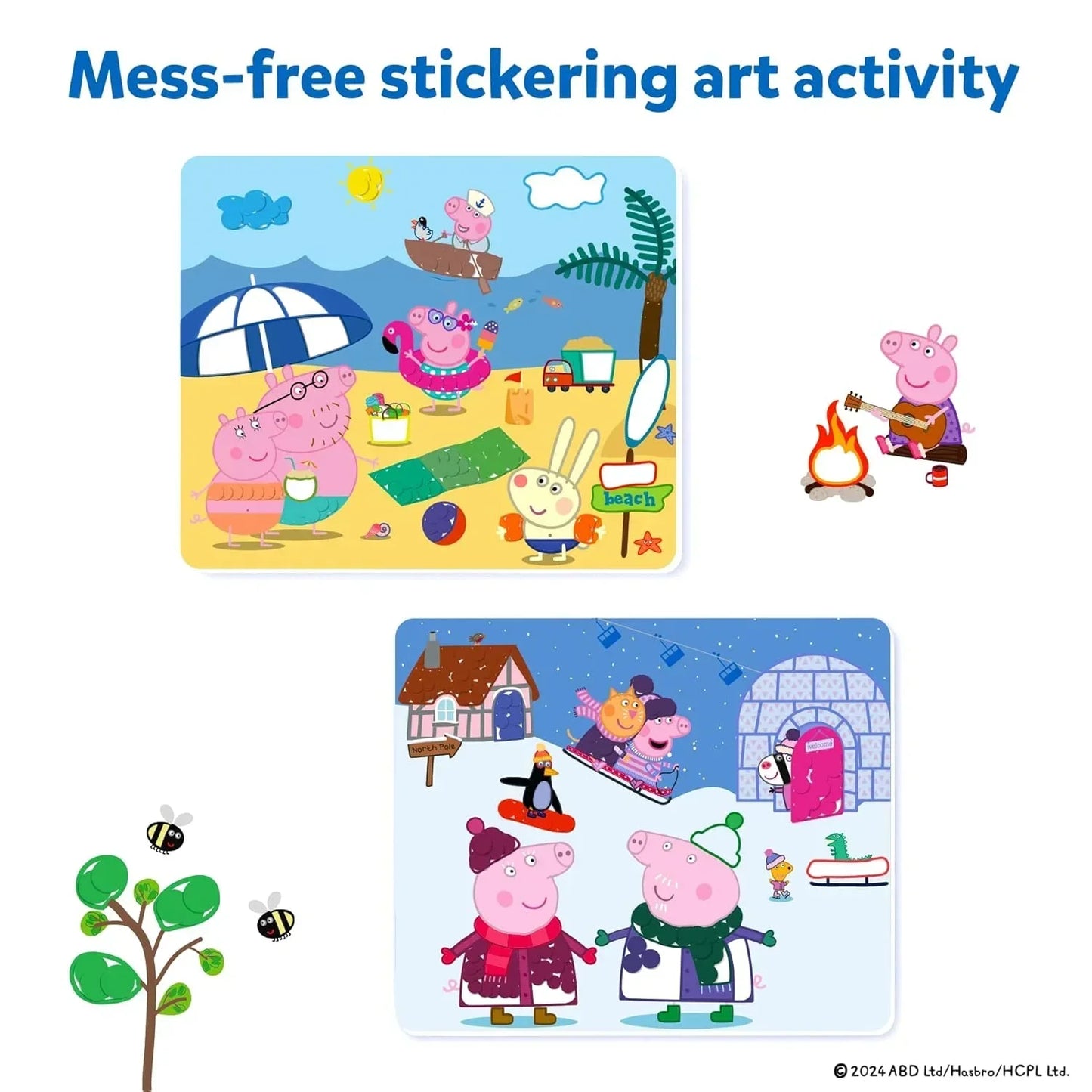 Skillmatics Paper Art Activity - Dot It Peppa Pig, Mess-Free Sticker Art For Kids, Craft Kits, Diy Activity, Gifts For Boys & Girls Ages 3, 4, 5, 6, 7, Travel Toys For Toddlers, Multicolour - Jaiman Toys