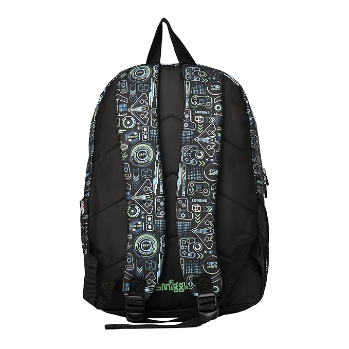 Smiggle Classic Gaming Kids Backpack | Gamer Theme School Bag for Boys & Girls