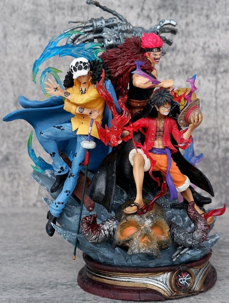 Ultimate Action Figure – One Piece Onigashima Battle Scene | Luffy, Kid & Law vs Beast Pirates HW - Jaiman Toys
