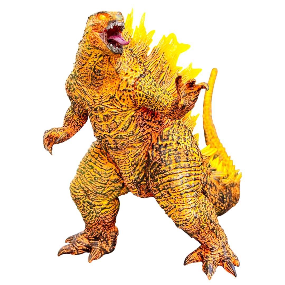 The King of Monsters Godzilla V/s Kong Action Figure Yellow (1/6th Scale Size) - Jaiman Toys
