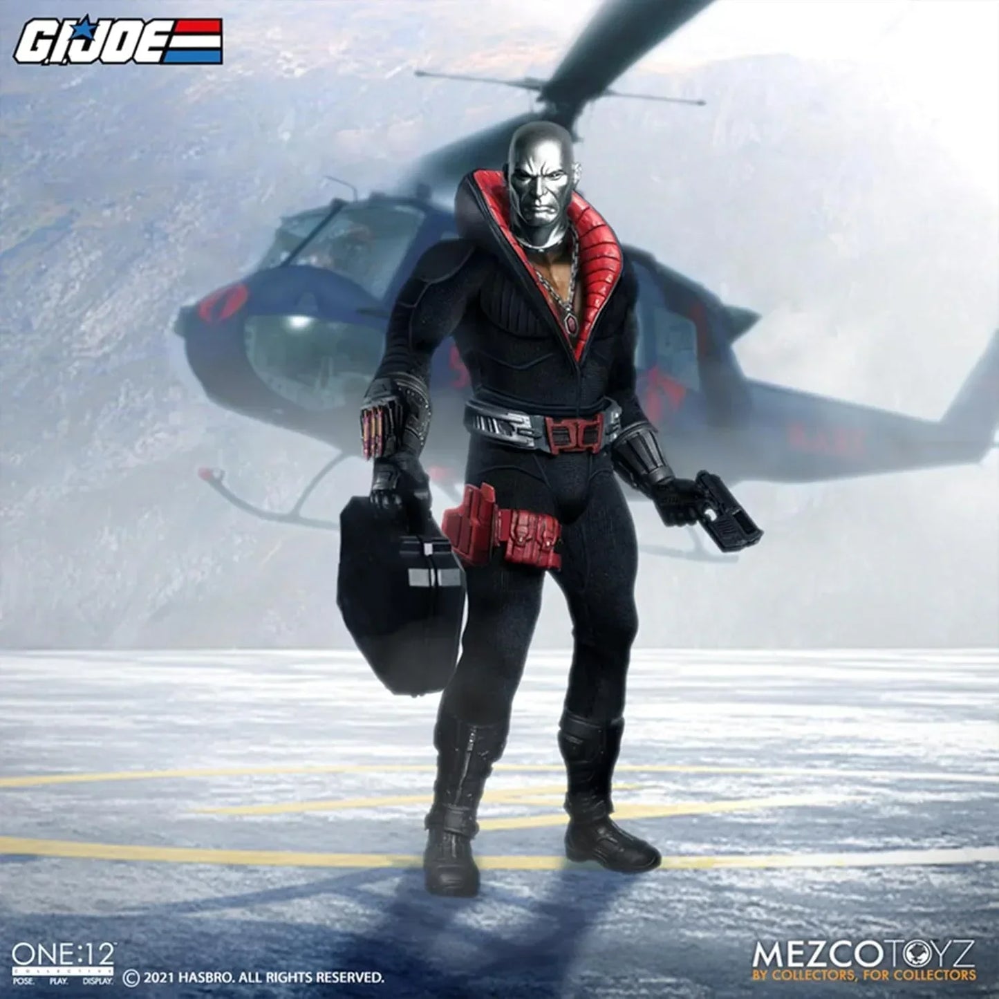 Mezco Toys G.I. Joe 1/12 Destro 17cm Action Figure – Illuminated Feature - Jaiman Toys