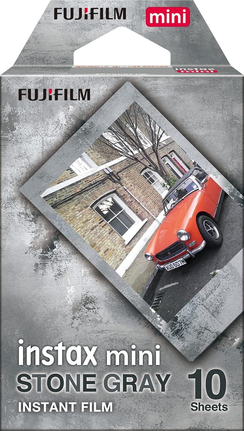Fujifilm Instax Mini Film – Stone Gray Edition (10 Sheets) for all Instax Mini Series Camera - Jaiman Toys