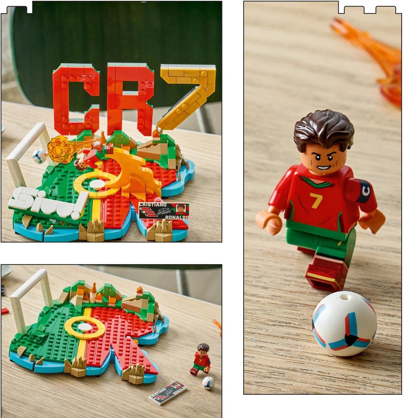 Lego 43012 Edition Cristiano Ronaldo: Goal Moment Toy Birthday Present Blocks Boys Girls Children 10 11 12 Elementary School Soccer Football Sports