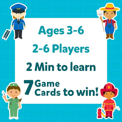 Skillmatics Card Game - Guess in 10 Junior Community Helpers for Kids, Boys, Girls, and Families Who Love Board Games and Educational Toys, Travel Friendly,... - Jaiman Toys