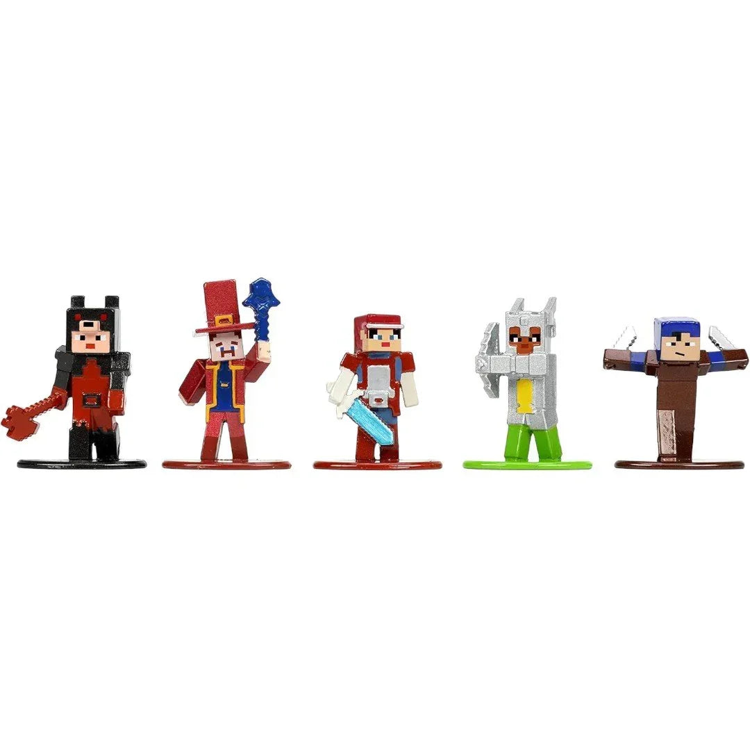 Minecraft Nano Metal Figures Mystery Bag: Assorted (Pack of 6) - Jaiman Toys
