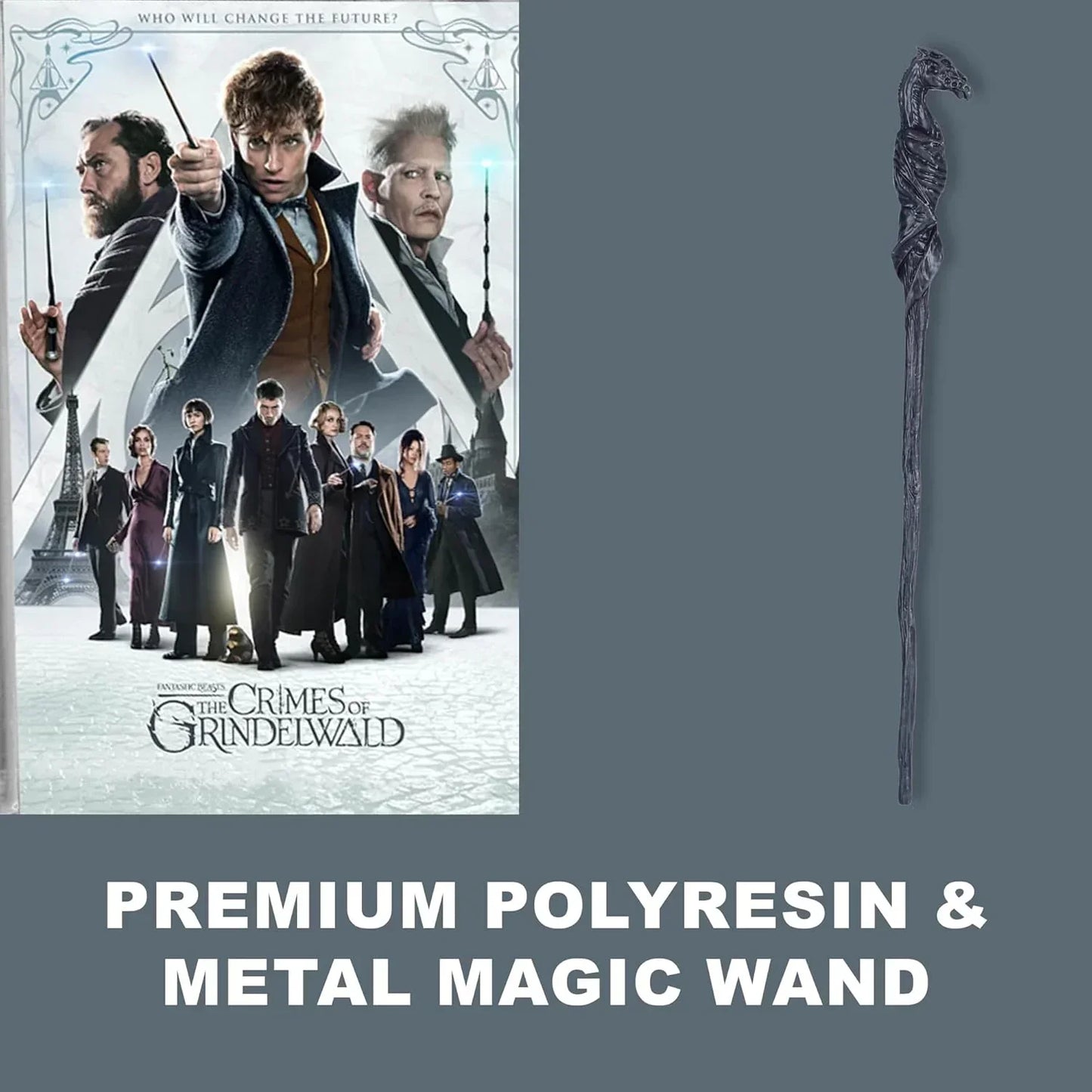 Classic Handcrafted Harry Potter Wand, 35 CM Thestral's Wizard Stick Without LED Collectible for Cosplay - Jaiman Toys