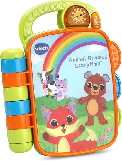 VTech Animal Rhymes Storytime Interactive Musical Learning Book | 45+ Songs, Melodies, Sounds & Phrases for Babies 9-36 Months