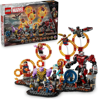 LEGO Marvel 76323 Avengers: Endgame Final Battle Building Toy with a Thanos Figure, Ant-Man Mech & 9 Minifigures incl. Captain America, Black Panther, Iron Man & Doctor Strange - Gift for Boys & Girls