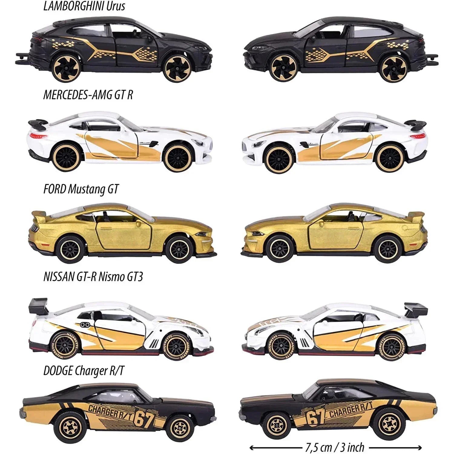 Majorette Limited Edition 9, Model Vehicles with Camouflage Look, Die Cast Metal with Opening Parts, Rotating Wheels and Suspension for Children Aged 3 and Above Boys, Girls, Kids- Set of 5 Brand: Majorette - Jaiman Toys