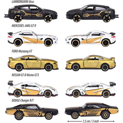 Majorette Limited Edition 9, Model Vehicles with Camouflage Look, Die Cast Metal with Opening Parts, Rotating Wheels and Suspension for Children Aged 3 and Above Boys, Girls, Kids- Set of 5 Brand: Majorette - Jaiman Toys