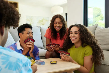 Mattel Games UNO Show ‘em No Mercy Card Game for Kids, Adults & Family Parties and Travel with Extra Cards, Special Rules and Tougher Penalties. - Jaiman Toys