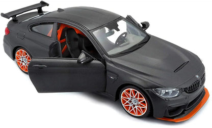 Maisto Metal 1/24 Scale Compatible with BMW M4 GTS, Pack of 1, Matte Grey - Jaiman Toys