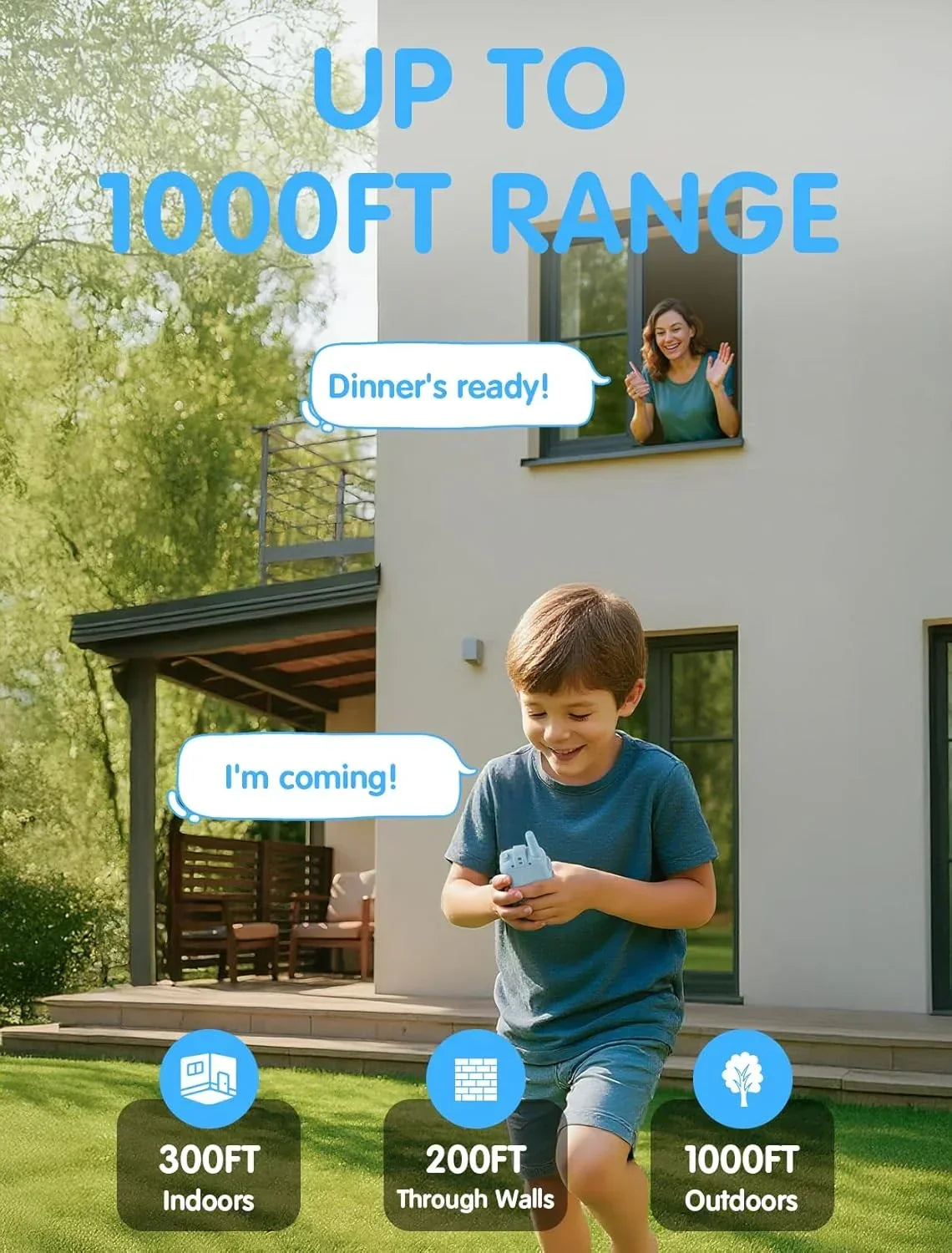 Kids Video Walkie Talkie Set  – With HD Camera, Voice Changer & Long-Range Talk