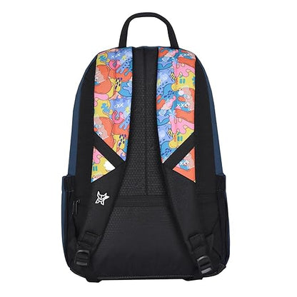 Arctic Fox School Bags Color Splash Castel rock 34 Liters School Backpack for Boys and Girls