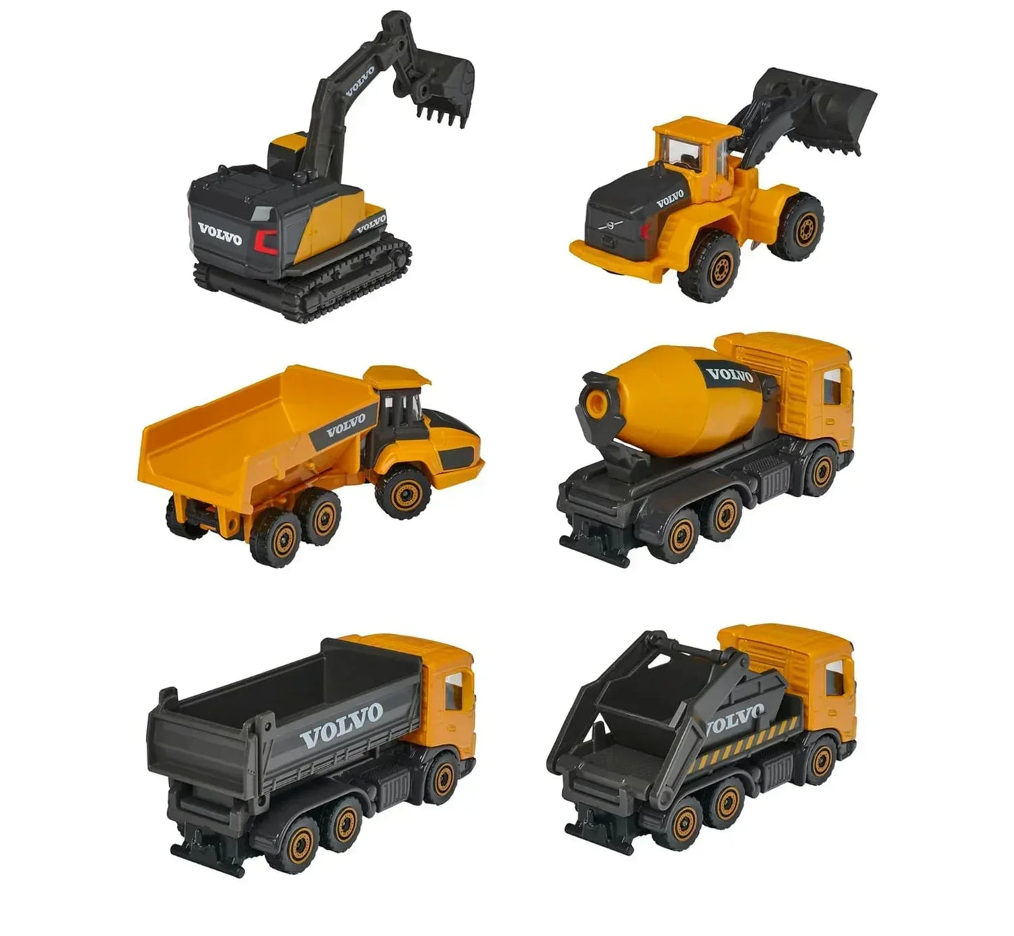 Majorette Volvo Construction Series – Single Pack Die-Cast Vehicle Playset - Jaiman Toys