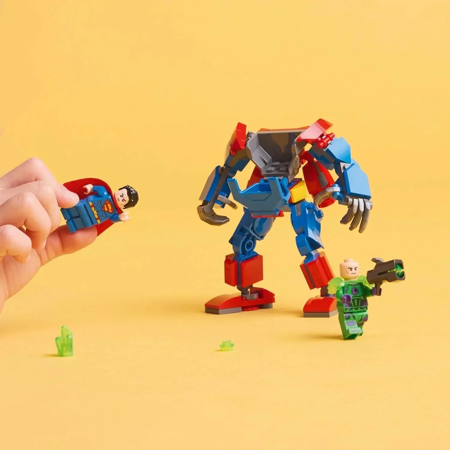 LEGO 76302 DC Superman Mech vs. Lex Luthor Building Set (120 Pieces)