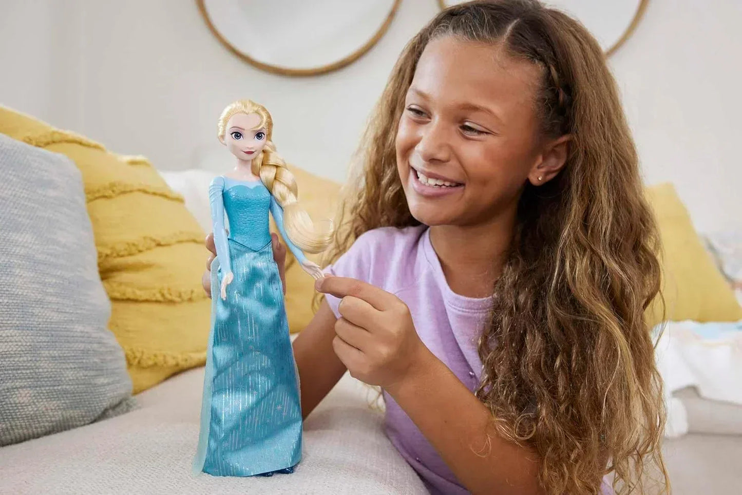 Barbie Princess Dolls, New for 2023, Elsa Posable Fashion Doll with Signature Clothing and Accessories, Frozen Movie Toys - Jaiman Toys