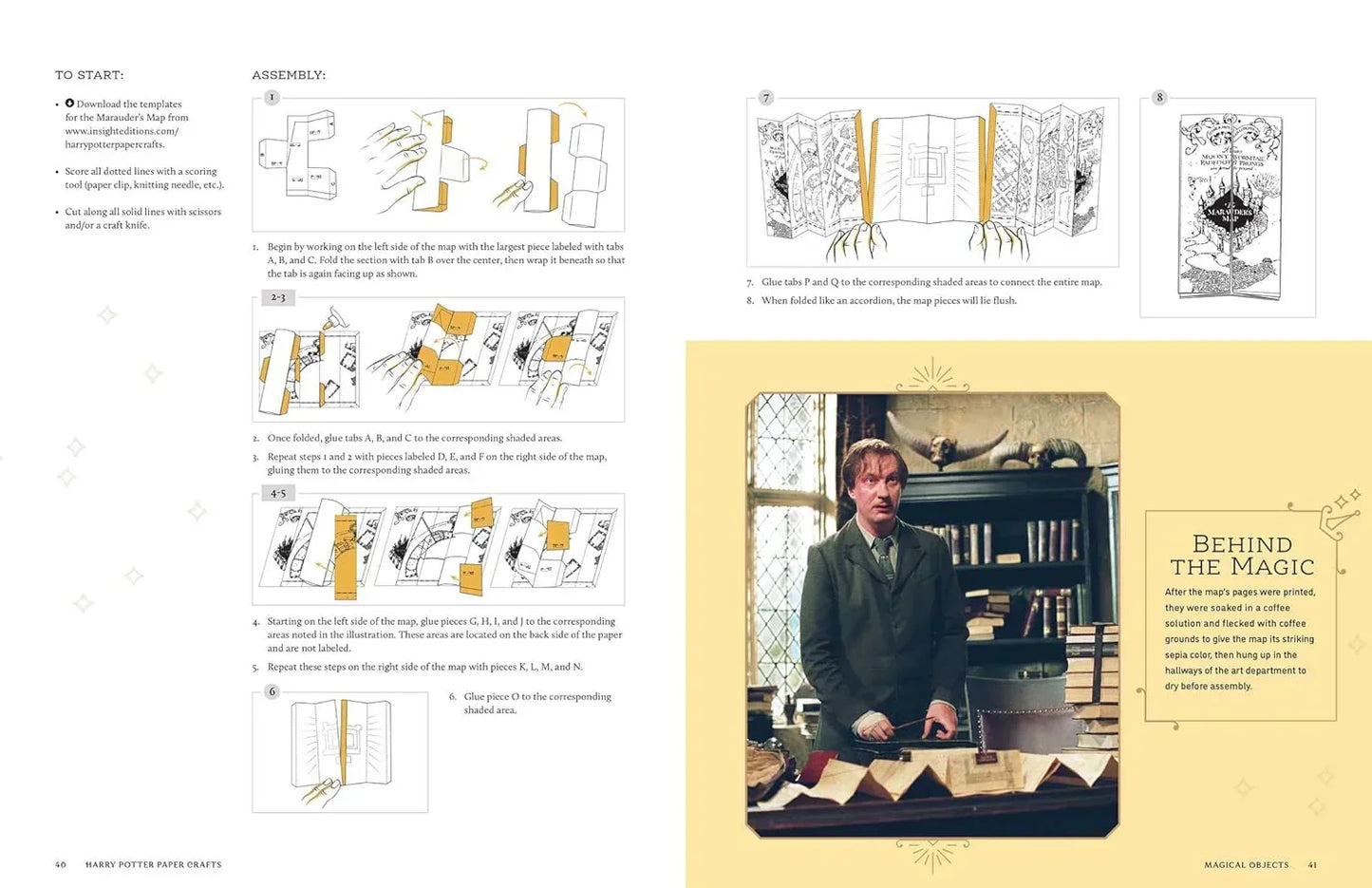Harry Potter: Magical Paper Crafts – 24 Official Wizarding World Creations by Reinhart Studios