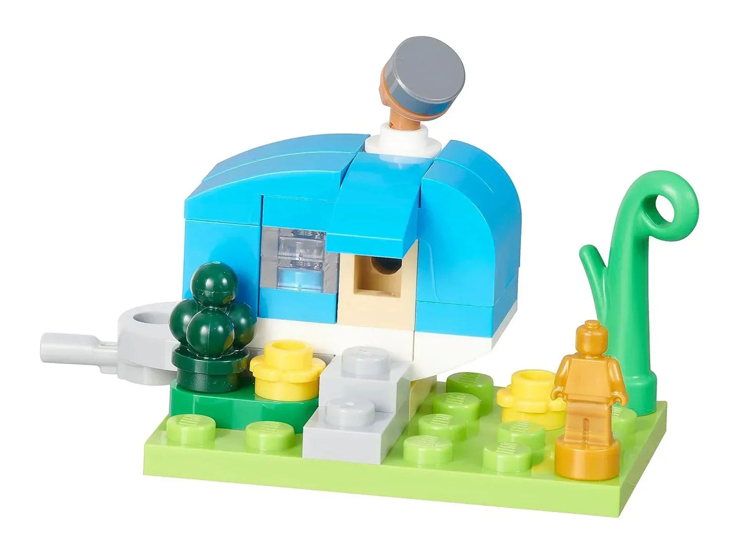 LEGO Ideas On the Go – Hardcover Book with Exclusive LEGO Campsite Mini Model by Hannah Dolan (Author)