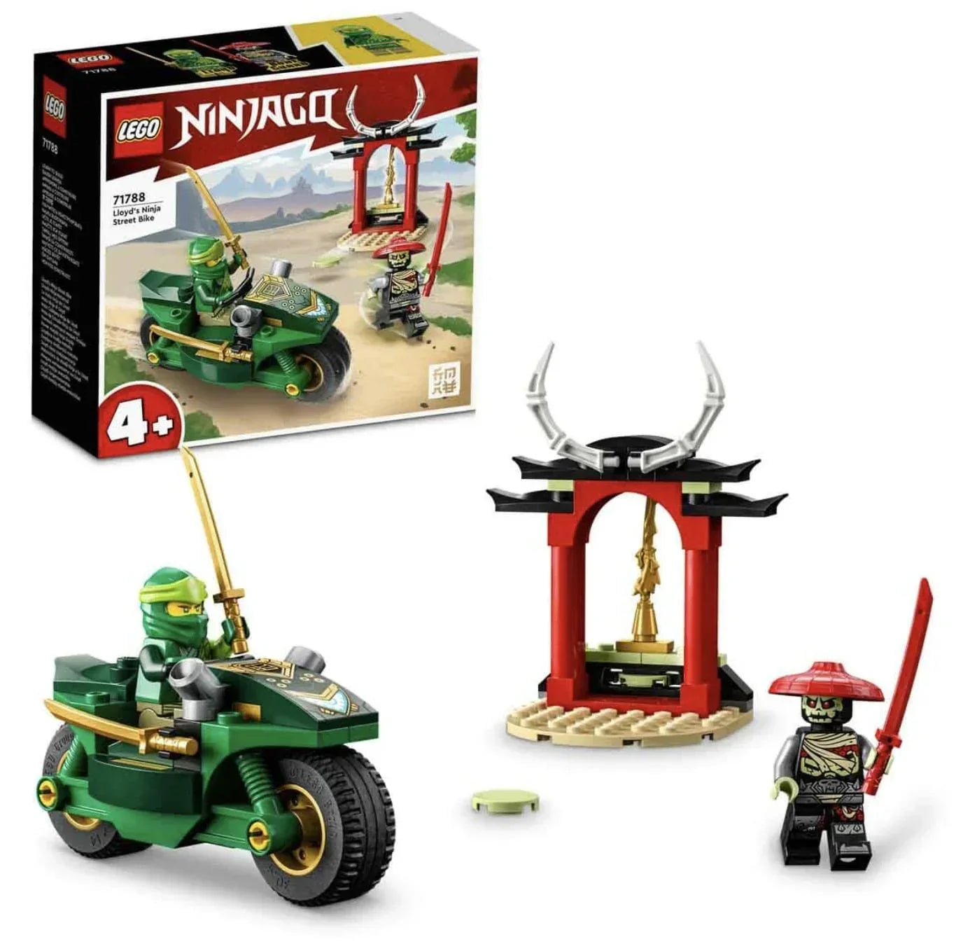 LEGO 71788 Lloyds Ninja Street Bike Building Toy Set (64 Pieces) - Jaiman Toys