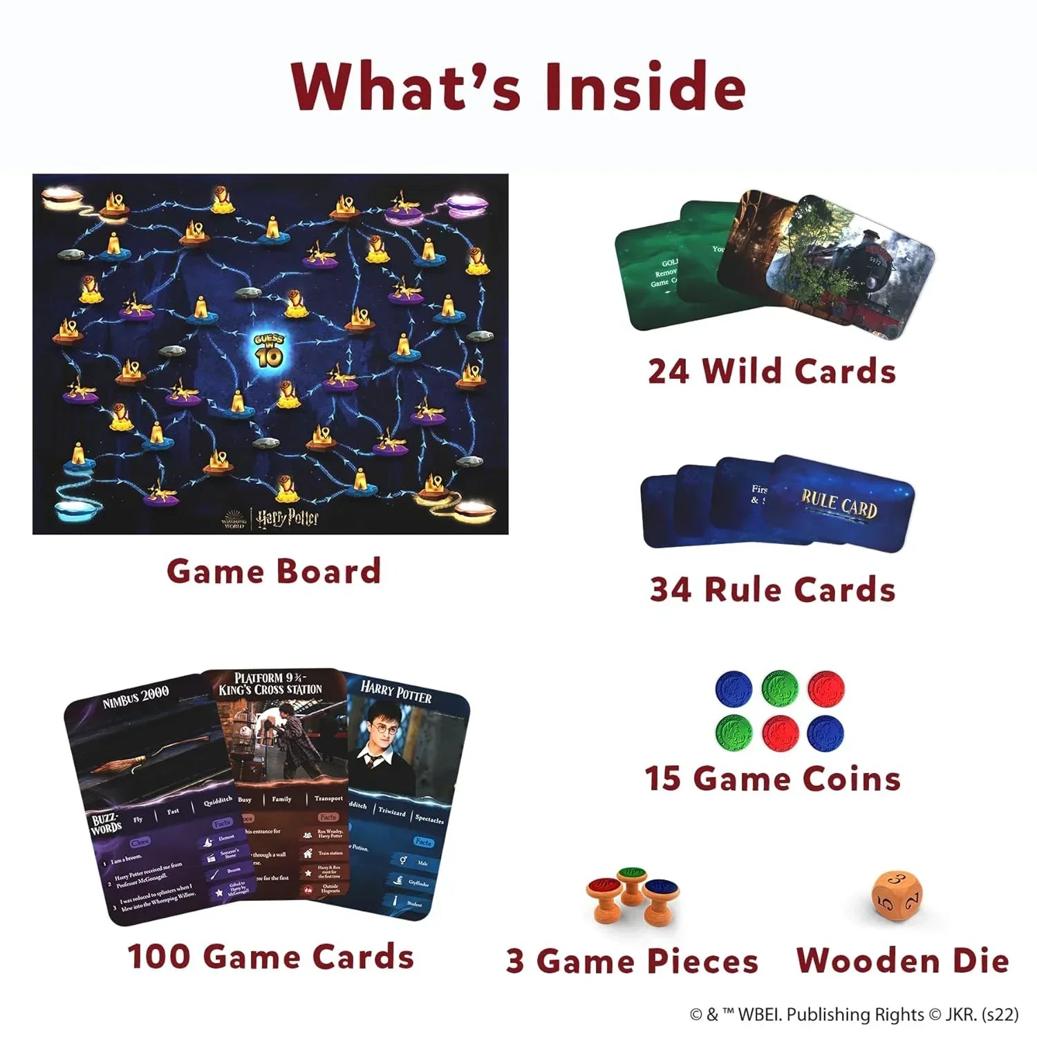 Skillmatics Harry Potter Board Game - Guess in 10, Gifts for 8 Year Olds and Up, Trivia and Strategy Game for Kids, Teens & Adults - Jaiman Toys