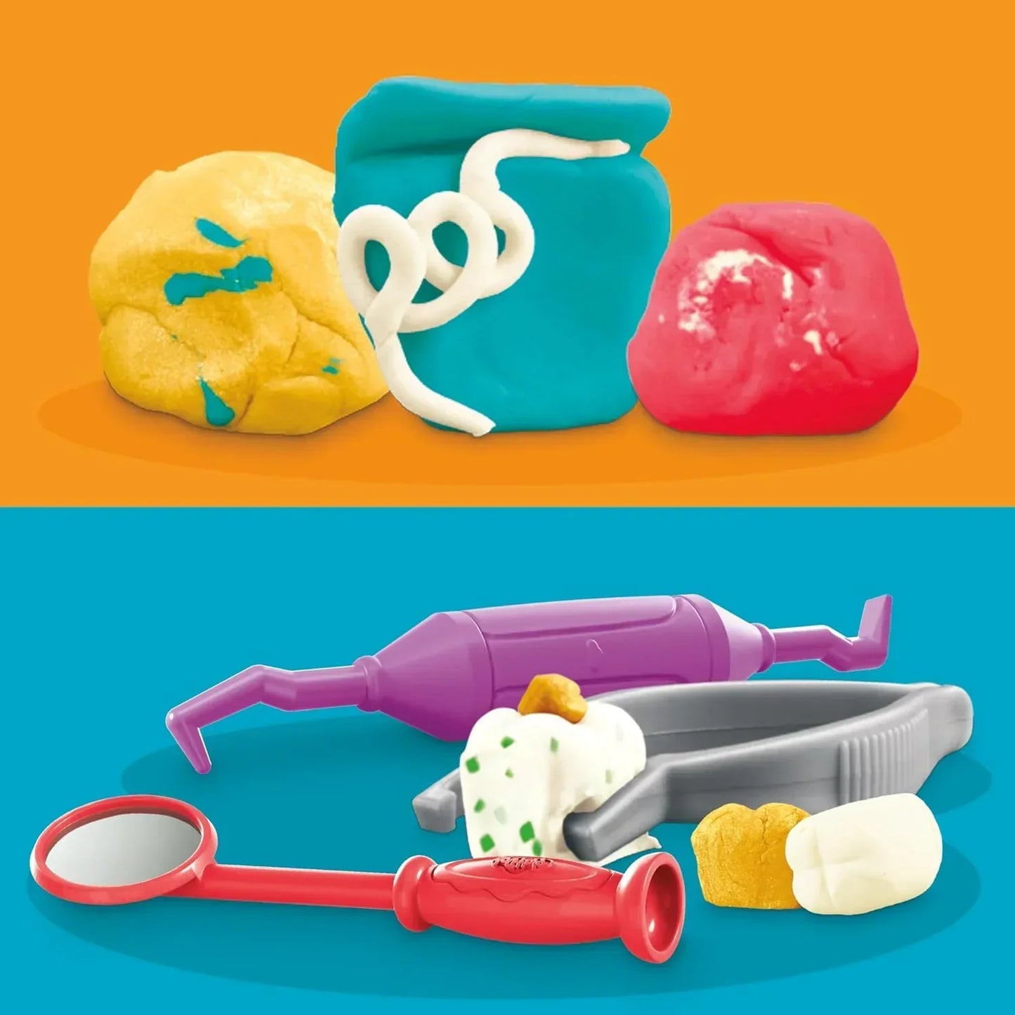 Play-Doh Fillin’ & Drillin’ Dentist Playset – Creative Tooth-Themed Fun with Tools & Non-Toxic Modeling Compound - Jaiman Toys