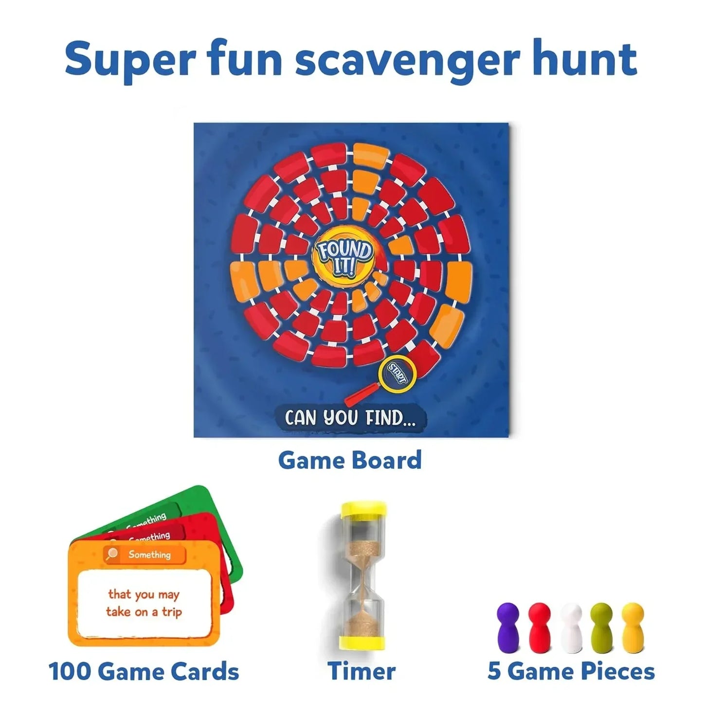 Skillmatics Board & Card Game - Found It, Scavenger Hunt for Kids, Adults, Families, Educational, Fun, Gifts for Ages 6, 7, 8, 9 and Up - Jaiman Toys