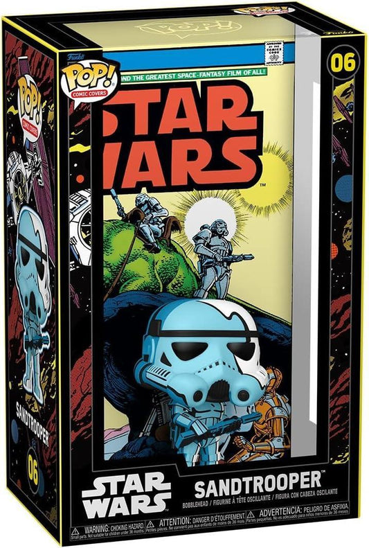 Funko Pop! Portada del cómic: Star Wars - Sandtrooper - Collectible Action Figure - Jaiman Toys