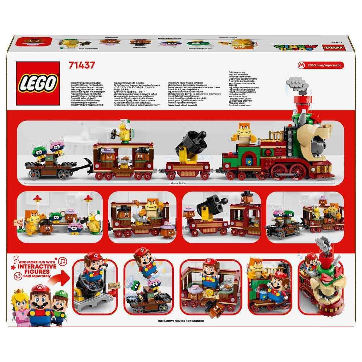 LEGO 71437 Super Mario Bowser Express Adventure Train  Build, Play &amp; Collect with 6 Iconic Nintendo Characters!