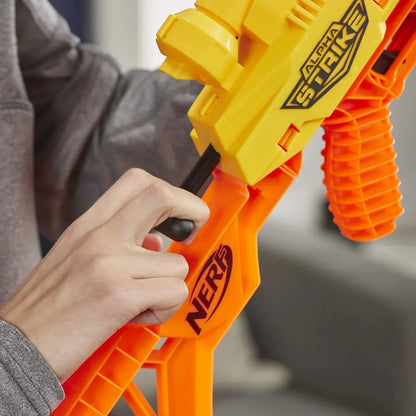 Nerf Alpha Strike Battalion Set - Includes 4 Blasters, 4 Half-Targets, and 25 Official Darts Age 8+ - Jaiman Toys